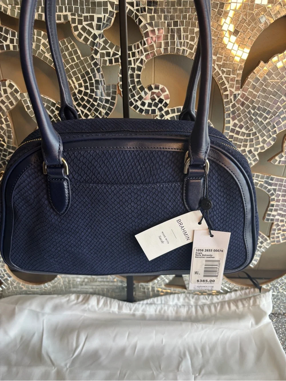 ⭐️Brahmin Angie Belcanto‎ Satchel with Dual Top Handles